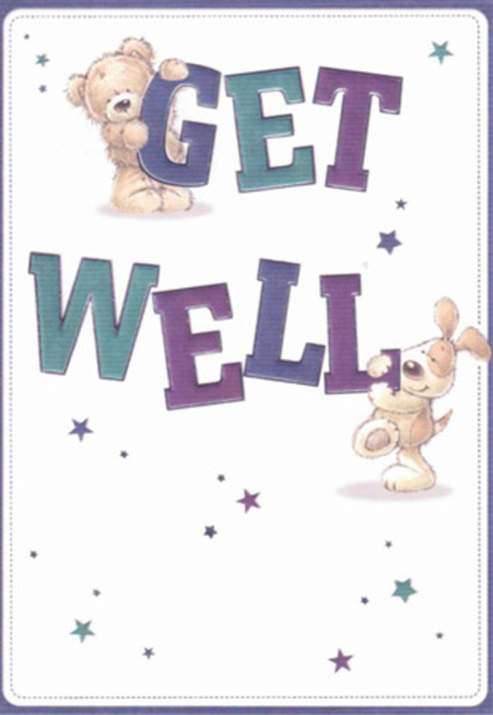 Radiating gentle optimism and heartfelt care, this get well card embodies the kind of neighbourly support found within Blackfriars' vibrant community. A plush bear and a perky puppy, each finely illustrated, anchor the design-one carefully holding the top of the word 'GET,' the other joyfully interacting with 'WELL.' Together, these friends animate the message, turning it into a visual celebration of affection. Swaths of deep purple and sea-green bring vibrancy to the bold letters, while a constellation of playful stars weaves through the scene, their soft blue and indigo tones reminiscent of twilight above the city's bridges. The texture of the animals' fur is so exquisitely detailed, it's easy to imagine the tactile comfort they might provide, echoing the soothing embrace of a thoughtfully prepared bouquet. Every element feels composed with care, much like the joy of receiving fresh flowers from a Blackfriars florist, where even a simple card is transformed into a deeply personal gesture of care-offering light, warmth, and encouragement.
